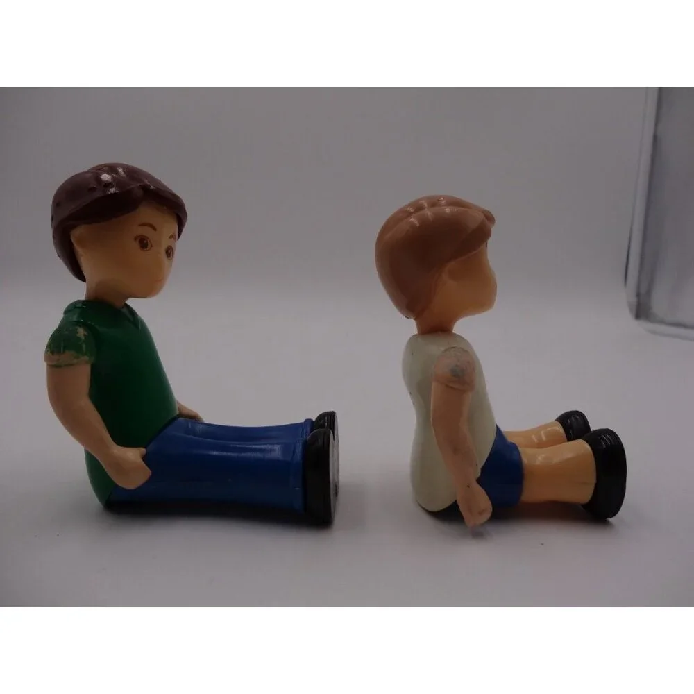 Little Tikes Dollhouse Little Boy Brother White Shirt Big Boy Brother Green Shir